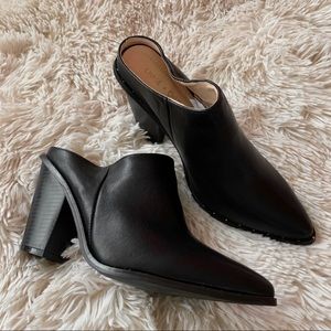Brand new Chase + Chloe Studded Faux Leather Mules